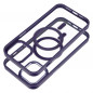 Apple iPhone 12 Pro Max Case Color Edge Mag MagSAFE  Deep purple