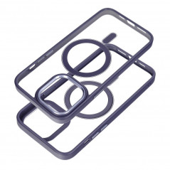 Apple iPhone 15 Case Color Edge Mag MagSAFE  Deep purple