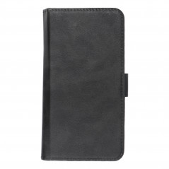 Apple iPhone 12 Univerzálne puzdro, Wallet Cases COMMON book Elegant, Soft lining inside  Black