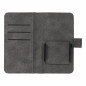 Apple iPhone 12 Univerzálne puzdro, Wallet Cases COMMON book Elegant, Soft lining inside  Black