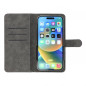 Apple iPhone 12 Univerzálne puzdro, Wallet Cases COMMON book Elegant, Soft lining inside  Black