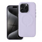 Apple iPhone 15 Pro Case Roar Leather Mag Elegant  MagSAFE  Purple