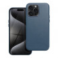 Apple iPhone 15 Pro Max Case Leather Mag Cover Elegant  MagSAFE  Indigo blue