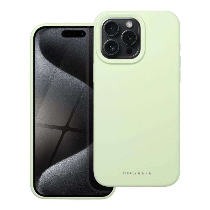 Apple iPhone 15 Pro Max Case Roar Cloud-Skin Light green