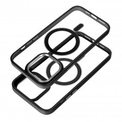 Apple iPhone 15 Plus Case Color Edge Mag MagSAFE  Black