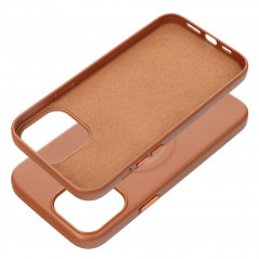 Apple iPhone 13 Pro Max Case Roar Leather Mag Elegant  MagSAFE  Brown