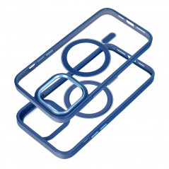 Apple iPhone 15 Plus Case Color Edge Mag MagSAFE  Navy blue