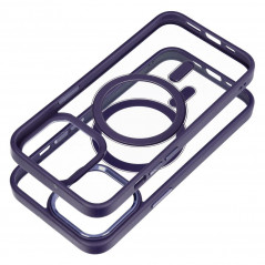 Apple iPhone 13 Pro Case Color Edge Mag MagSAFE  Deep purple