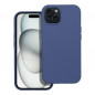 Apple iPhone 15 Case Silicone Elegant  Blue