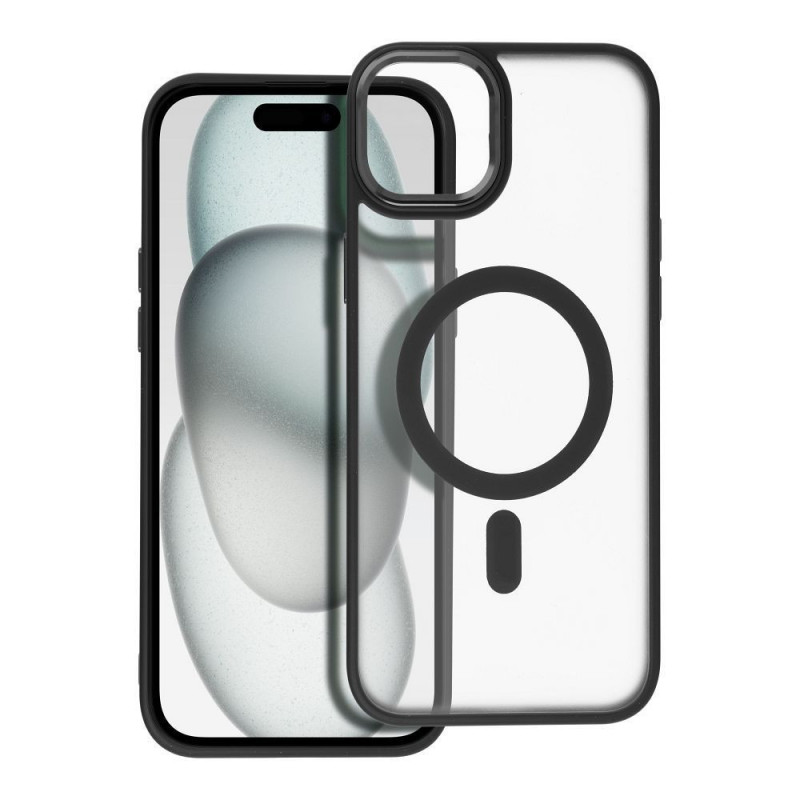 Apple iPhone 15 Plus Case Matte Mag Cove MagSAFE  Black
