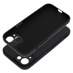 Apple iPhone 15 Case Silicone Mag Cover MagSAFE  Black