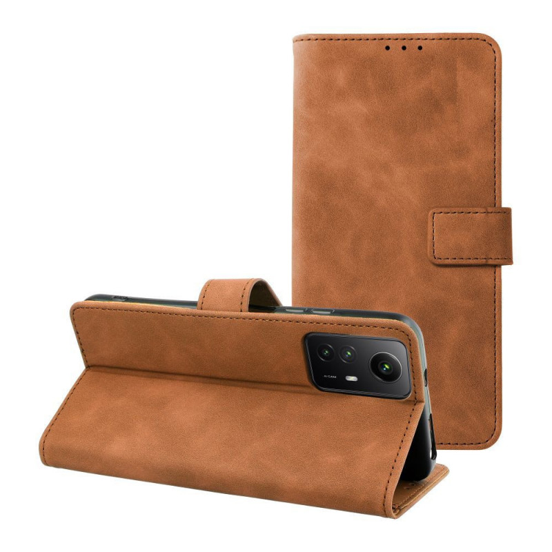 XIAOMI Redmi Note 12s Wallet Cases TENDER Book Brown