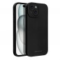Apple iPhone 15 Case Roar Luna Monochrome, Stylish, An aesthetic accessory  Black