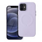 Apple iPhone 12 Case Roar Leather Mag Elegant  MagSAFE  Purple