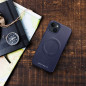 Apple iPhone 14 Plus Case Roar Leather Mag Elegant  MagSAFE  Navy