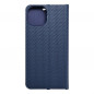 Apple iPhone 15 Wallet Cases LUNA Book Carbon Carbon Fibre, Elegant  Blue