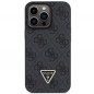 Apple iPhone 13 Pro Case Guess Metal Logo Starss Crossbody Elegant  Black