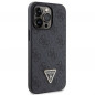 Apple iPhone 13 Pro Case Guess Metal Logo Starss Crossbody Elegant  Black