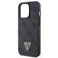 Apple iPhone 13 Pro Case Guess Metal Logo Starss Crossbody Elegant  Black