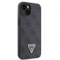 Apple iPhone 14 Case Guess Metal Logo Starss Crossbody Elegant  Black
