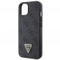 Apple iPhone 14 Case Guess Metal Logo Starss Crossbody Elegant  Black