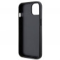 Apple iPhone 14 Case Guess Metal Logo Starss Crossbody Elegant  Black