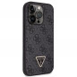 Apple iPhone 14 Pro Max Case Guess Metal Logo Starss Crossbody Elegant  Black