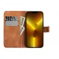 Apple iPhone 15 Plus Wallet Cases TENDER Book Brown
