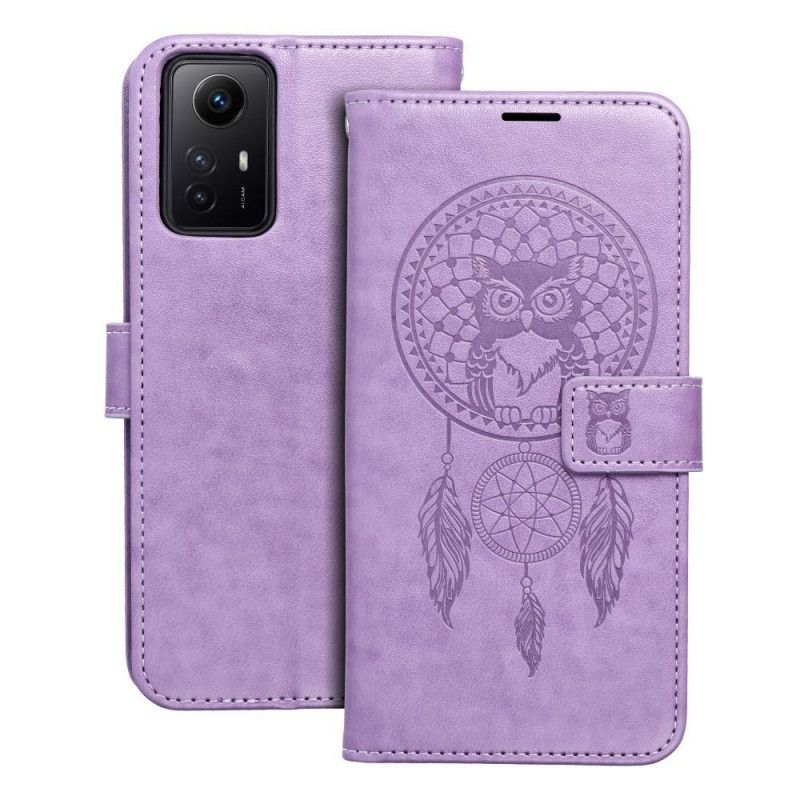 XIAOMI Redmi Note 12s Wallet Cases MEZZO Book Dreamcatcher  Purple