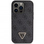 Apple iPhone 14 Pro Case Guess Metal Logo Starss Crossbody Elegant  Black