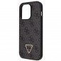 Apple iPhone 14 Pro Case Guess Metal Logo Starss Crossbody Elegant  Black