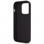 Apple iPhone 14 Pro Case Guess Metal Logo Starss Crossbody Elegant  Black