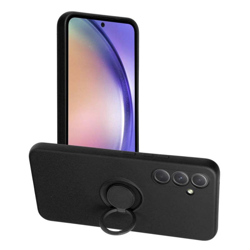 Samsung Galaxy A54 Case Silicone ring Black