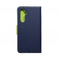Samsung Galaxy A54 Wallet Cases Fancy Book Navy / Lime