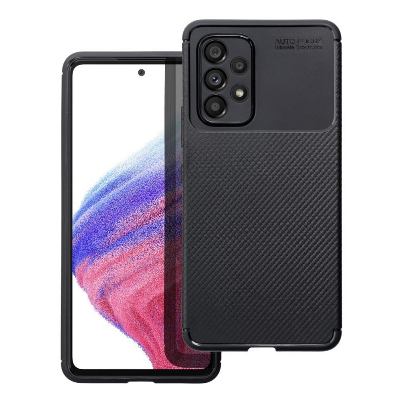 Samsung Galaxy A14 LTE Case Carbon premium Elegant  Black