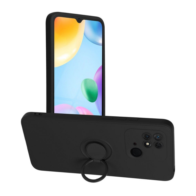 XIAOMI Redmi 10C Case Silicone ring Black