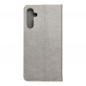 Samsung Galaxy A34 Wallet Cases LUNA Book Gold Elegant  Silver