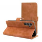 Samsung Galaxy A34 Wallet Cases TENDER Book Brown