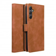 Samsung Galaxy A34 Wallet Cases TENDER Book Brown