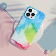 Apple iPhone 14 Pro Max Case Leather Mag Cover Elegant  MagSAFE  Color splash