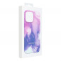 Apple iPhone 12 Case Leather Mag Cover Elegant  MagSAFE  Purple splash