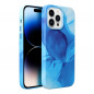 Apple iPhone 12 Case Leather Mag Cover Elegant  MagSAFE  Blue splash