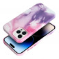 Apple iPhone 12 Pro Max Case Leather Mag Cover Elegant  MagSAFE  Purple splash
