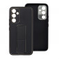 Samsung Galaxy A54 Case LEATHER Case Kickstand Black