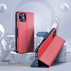 Samsung Galaxy A14 LTE Wallet Cases Fancy Book Red / Navy
