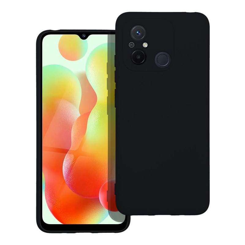 XIAOMI Redmi 12C Case Silicone Elegant  Black