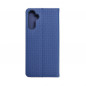 Samsung Galaxy A14 5G Wallet Cases LUNA Book Carbon Carbon Fibre, Elegant  Blue