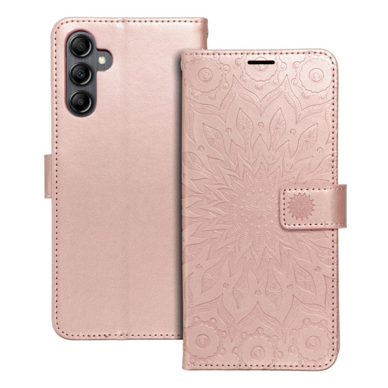 Samsung Galaxy A14 LTE Wallet Cases MEZZO Book Mandala  Rose gold
