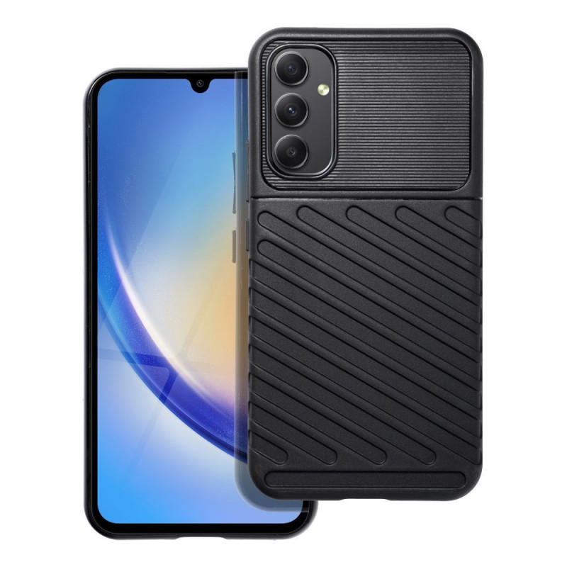 Samsung Galaxy A34 Case THUNDER Black