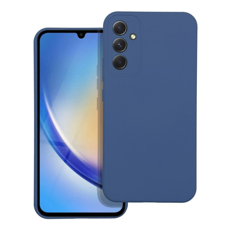 Samsung Galaxy A34 Case Silicone Elegant  Blue